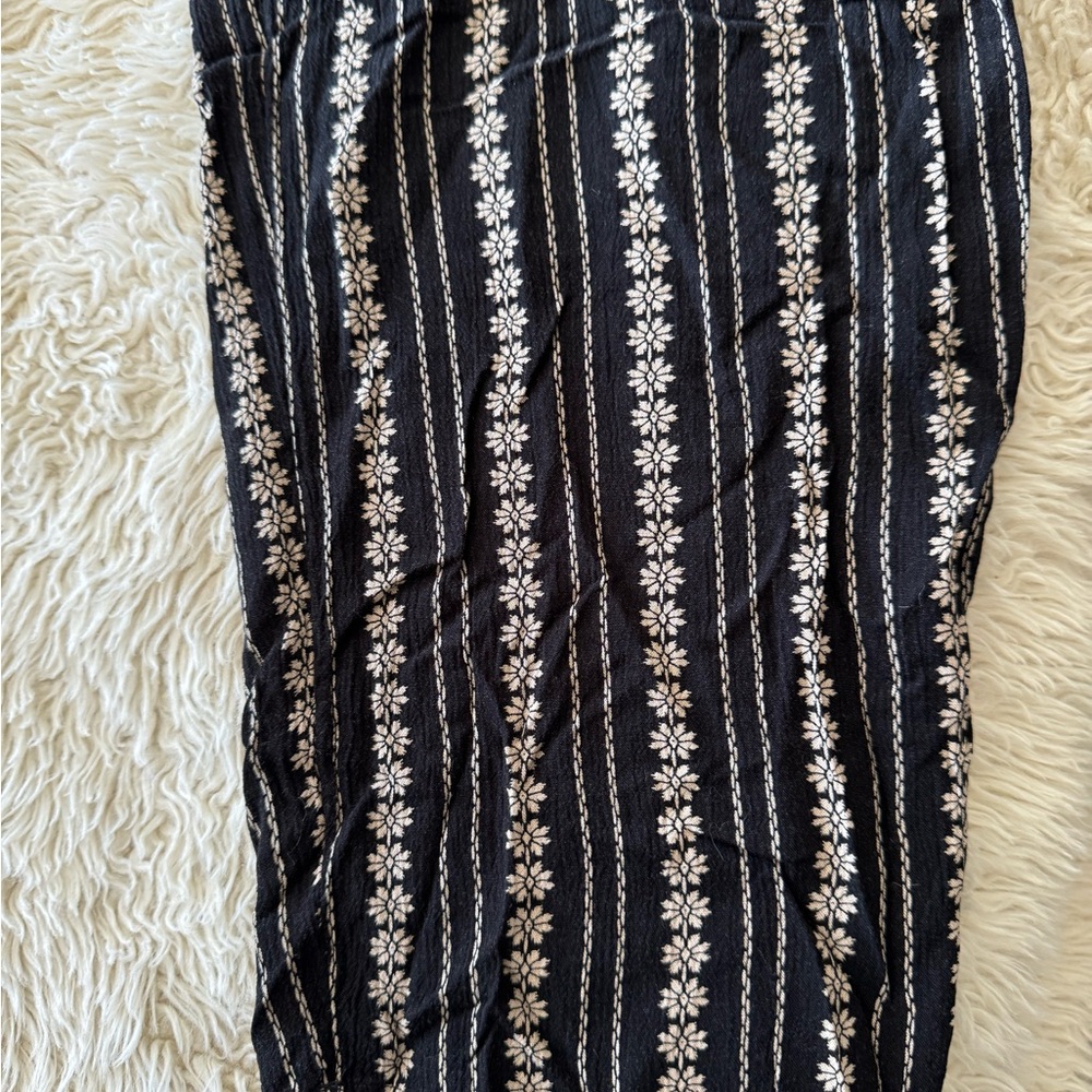 American Eagle Floral striped halter cropped jumpsuit small - Picture 5 of 13